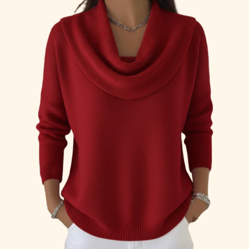 Amoria™ Elegant Cowl Jumper